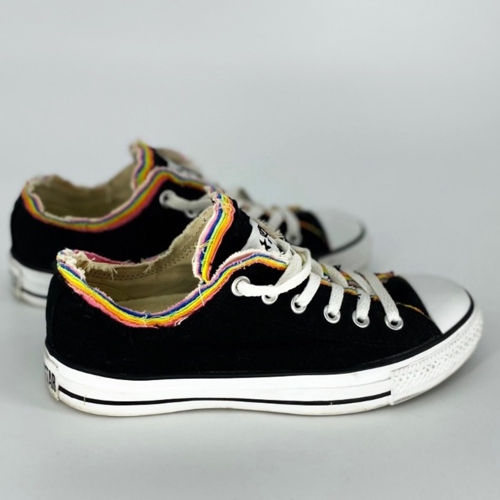 Converse Rainbow Sneakers Size 8.